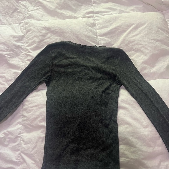 Active basic long sleeve dark gray size small - Picture 2 of 3